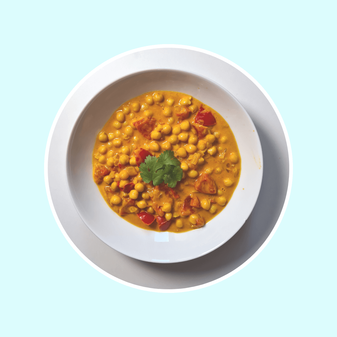 Kichererbsen-Curry mit Kurkuma
